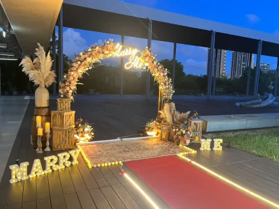 艾莉亞婚禮佈置-婚禮場地佈置|婚禮企劃設計|婚禮佈置推薦-服務項目-婚禮佈置-25000高雄大學求婚 (5)